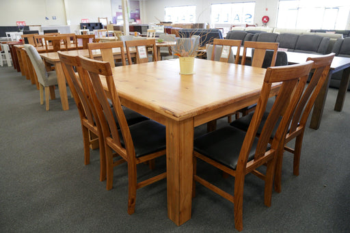 Donnelly Square 9 Piece Dining Suite - Direct Furniture Warehouse