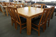 Donnelly Square 9 Piece Dining Suite - Direct Furniture Warehouse