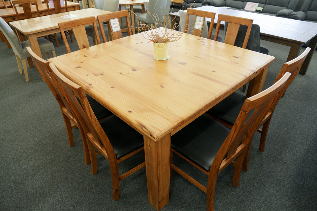 Donnelly Square 9 Piece Dining Suite - Direct Furniture Warehouse