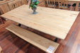 Edgewater Ash 2100 Dining Table + 2x Bench Seats - Direct Furniture Warehouse