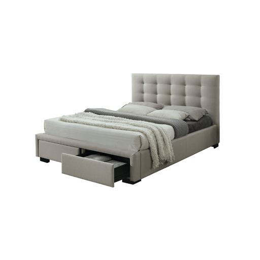 Evelyn King Bed With 2 Storage Drawers - Direct Furniture Warehouse