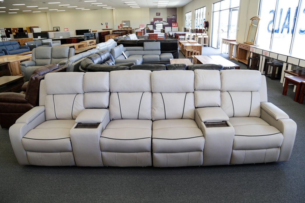 Exmouth 4 Seater Electric Home Theatre - Direct Furniture Warehouse