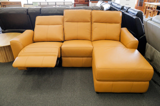 Fleming 3 Seater Electric Recliner Chaise Sofa - Direct Furniture Warehouse