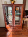 Jarrah 2Dr/ 2Drw Display Cabinet - Direct Furniture Warehouse