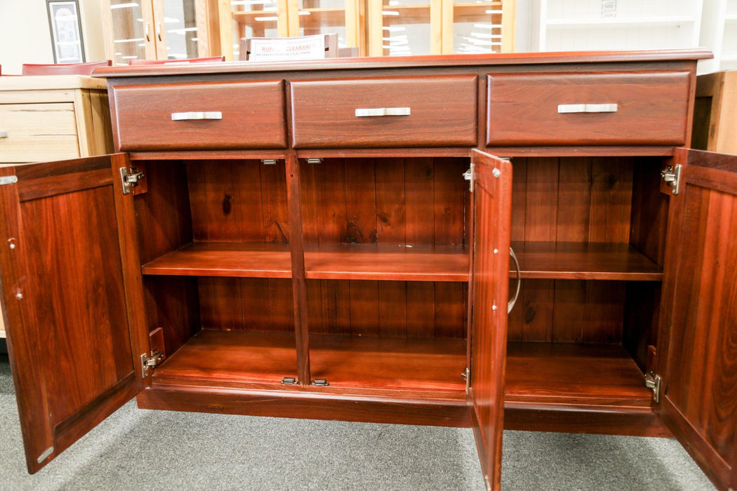 Jarrah Donnelly 3Dr/3Drw Buffet - Direct Furniture Warehouse