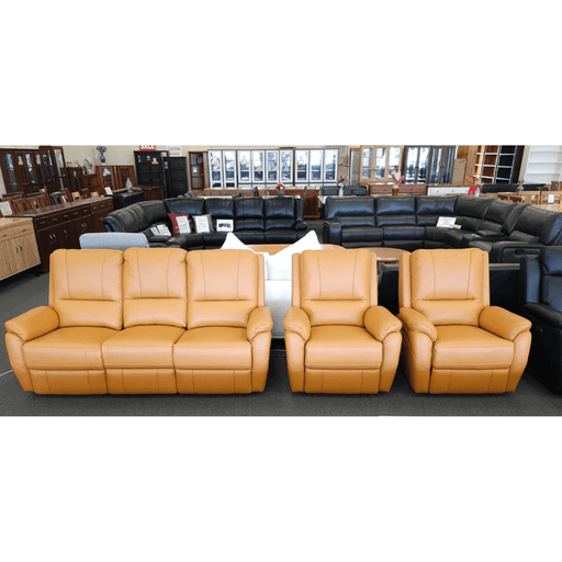 Kenmore Leather Electric Recliner Sofa - Direct Furniture Warehouse
