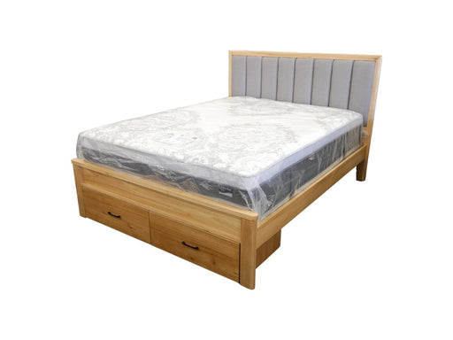 Lynton Queen Bed with Bedend Drawers - Direct Furniture Warehouse