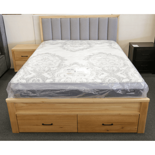 Lynton Queen Bed with Bedend Drawers - Direct Furniture Warehouse