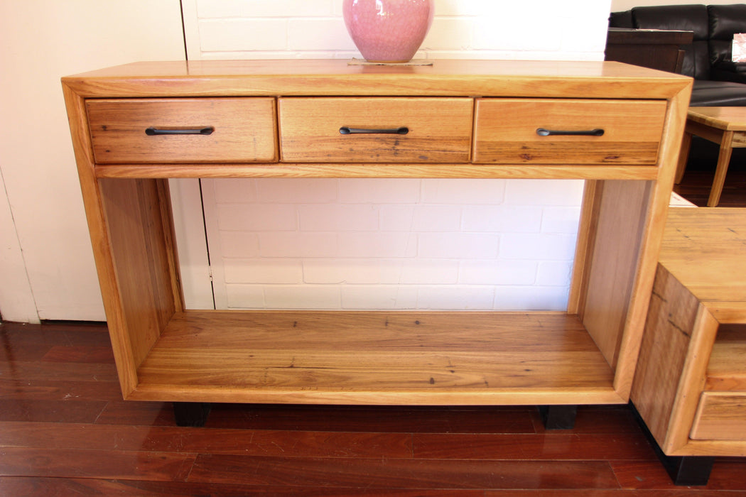 Lynwood Chestnut 3 Drw Hall Table - Direct Furniture Warehouse