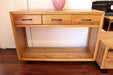 Lynwood Chestnut 3 Drw Hall Table - Direct Furniture Warehouse