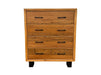 Lynwood Chestnut 4 Drw Tall Chest - Direct Furniture Warehouse