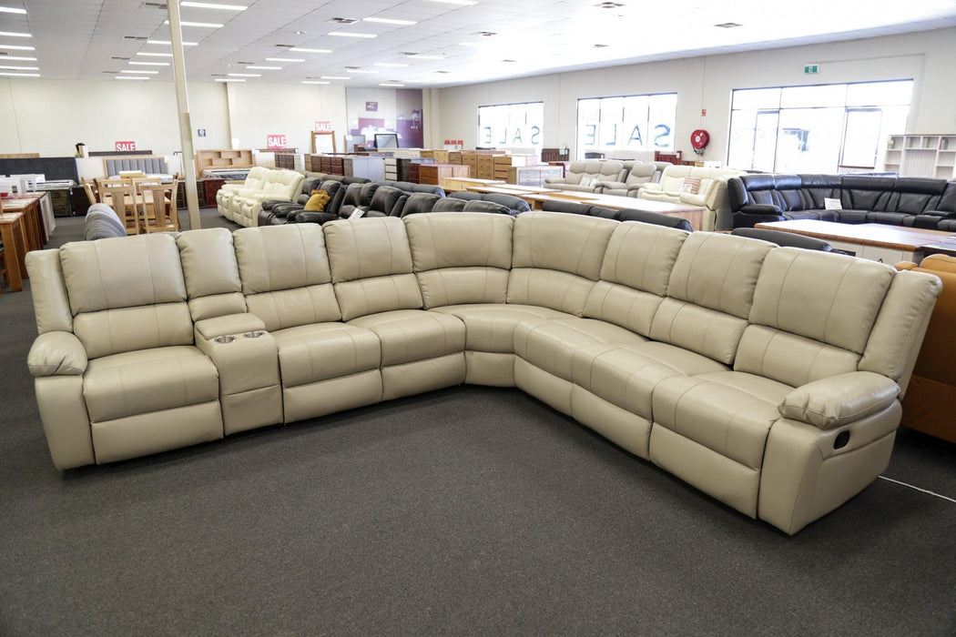 Mabel Manual 6 Seater Corner Modular - Direct Furniture Warehouse