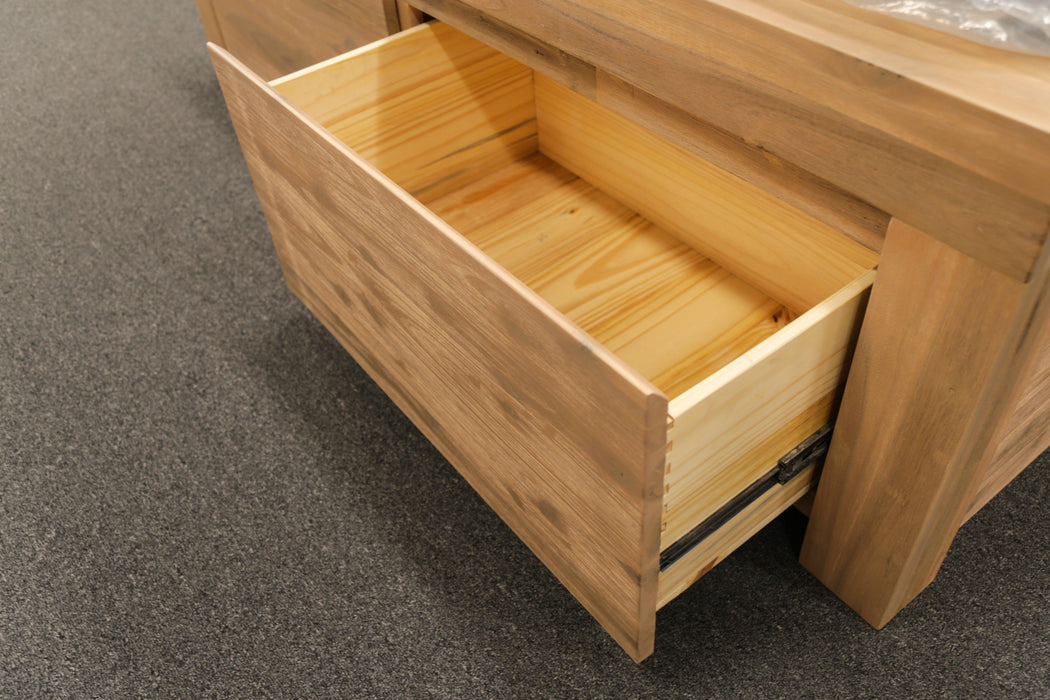 Malaga Bed with 2 Storage Drawer - Direct Furniture Warehouse