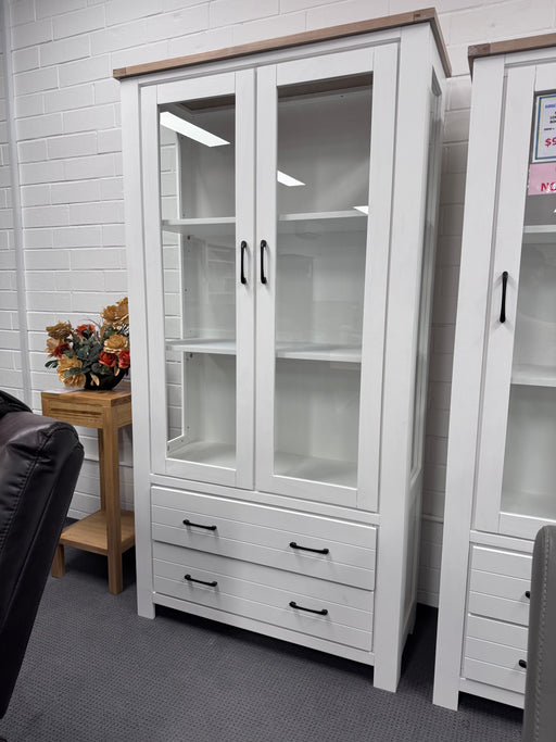 Moon 2Dr/2Drw Display Cabinet - Direct Furniture Warehouse