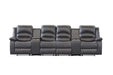 Nick 4 Seater Home Theatre - Direct Furniture Warehouse