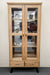 Oak Dampier 2Dr/2Drw Display Cabinet - Direct Furniture Warehouse
