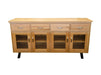 Oak Dampier 4Dr/Drw Buffet - Direct Furniture Warehouse