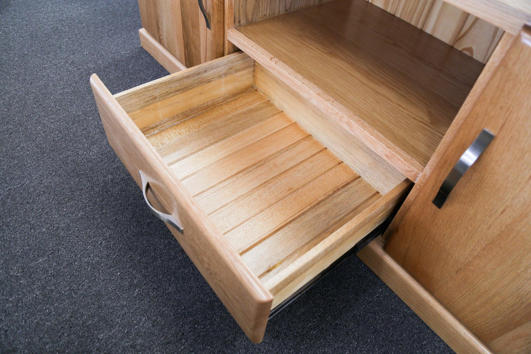 Oak Donnelly 1.6M 2Dr/1Drw TV Unit - Direct Furniture Warehouse
