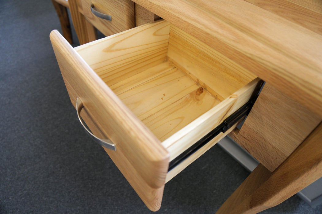 Oak Donnelly 2 Drw Hall Table - Direct Furniture Warehouse