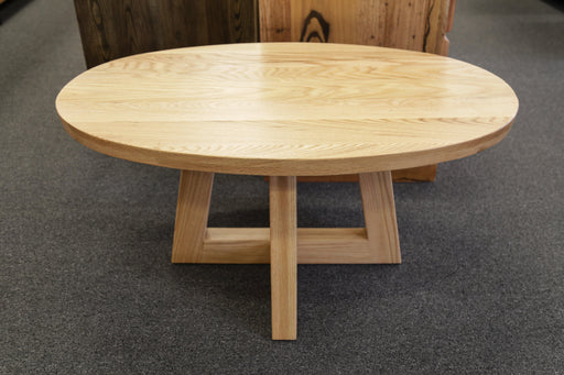 Oak Oval Coffee Table - Direct Furniture Warehouse