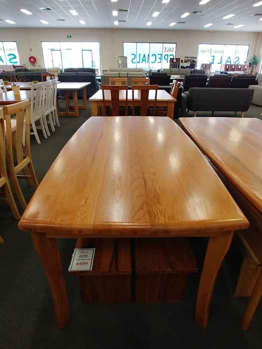 Oak Santros Dining Table (Clearance) - Direct Furniture Warehouse