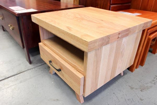 Oakland 1 Drw Lamp Table (American Oak) - Direct Furniture Warehouse