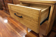 Oakland Chestnut 2 Drw Bedside - Direct Furniture Warehouse