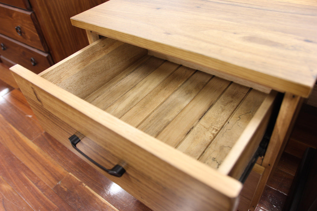 Oakland Chestnut 2 Drw Bedside - Direct Furniture Warehouse