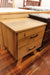 Oakland Chestnut 2 Drw Bedside - Direct Furniture Warehouse