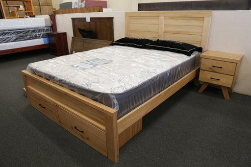Parker Queen Bed with Bedend Drawers - Direct Furniture Warehouse