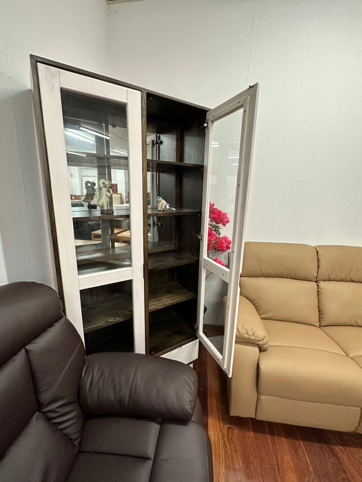 Parkland 2 Door/2 Drawer Display Cabinet - Direct Furniture Warehouse