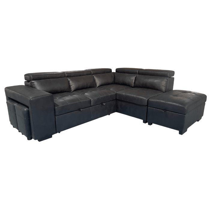 Portas Left Chaise Sofa Bed - Direct Furniture Warehouse