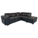 Portas Left Chaise Sofa Bed - Direct Furniture Warehouse
