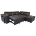 Portas Left Chaise Sofa Bed - Direct Furniture Warehouse