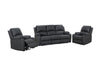 Prado 3ERER+1ER+1ER Electric Recliner Sofa (Rhino Suede) - Direct Furniture Warehouse