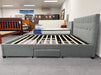 Rochelle Fabric Bed with Underbed Storage - Direct Furniture Warehouse