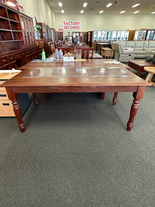 Jarrah Dining Table With Round Legs (Clearance)