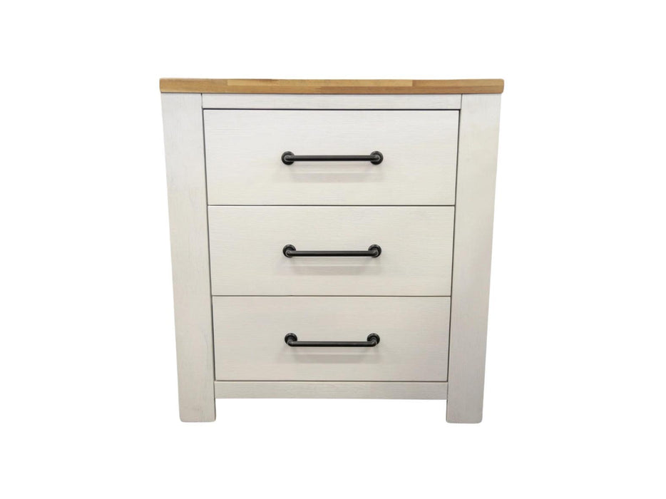 Sato 3 Drw Bedside Table - Direct Furniture Warehouse