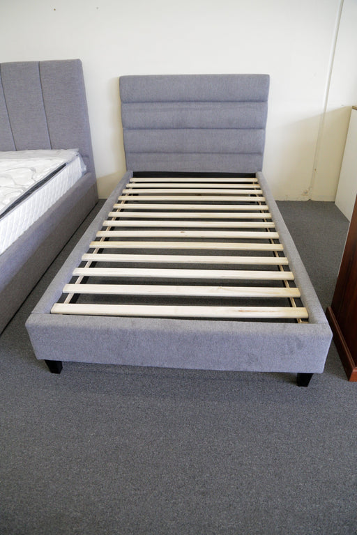 Stuart Fabric King Single Bed - Direct Furniture Warehouse