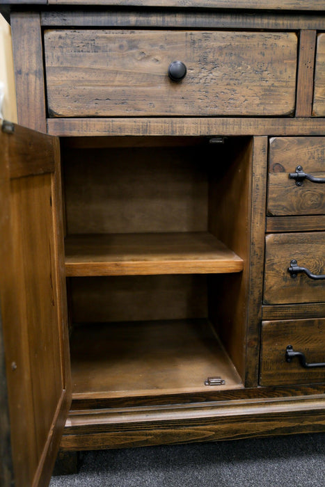 Sultan Low Chest + Mirror - Direct Furniture Warehouse