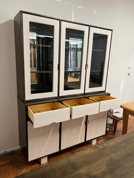 Parkland Ash 3Dr/3Drw Dresser (Top+Bottom)
