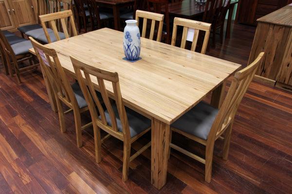 Vic Ash 1800 7 Piece Dining Suite - Direct Furniture Warehouse