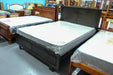 Vic Ash Ascot Queen Bed (Grey) - Direct Furniture Warehouse
