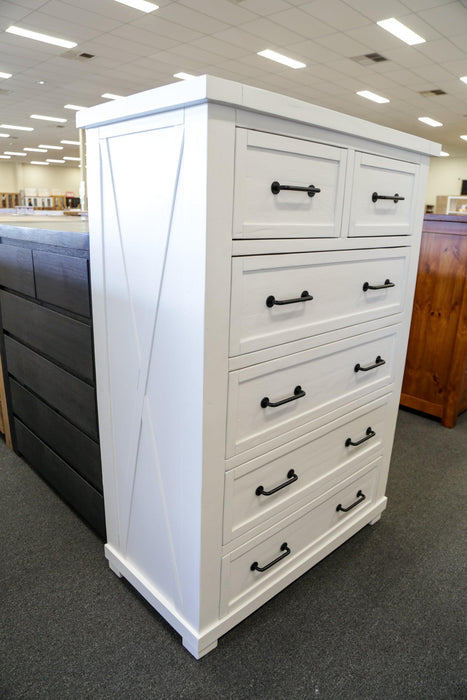 Woodcross 6 Drw Tall Chest - Direct Furniture Warehouse