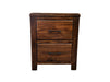 Woody 2 Drw Bedside - Direct Furniture Warehouse