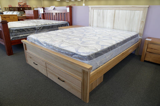Woody Queen Bed with 2 Storage Drawer - Direct Furniture Warehouse